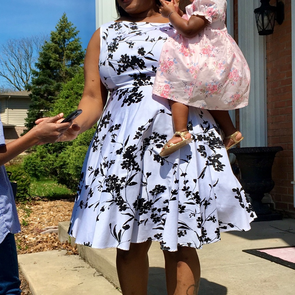 Boatneck Sleeveless Vintage Tea Dress